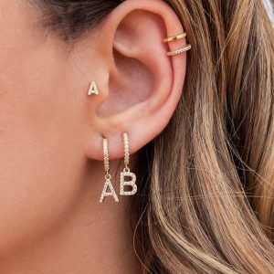 Alice Letter Earrings