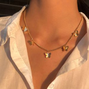 Mariposa Choker Necklace